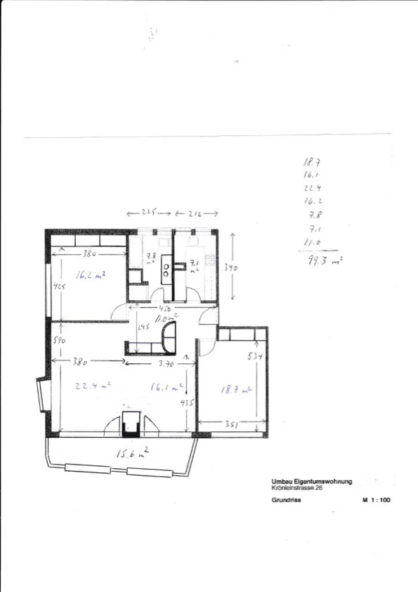 Sonnige 3,5-Zimmer-Wohnung