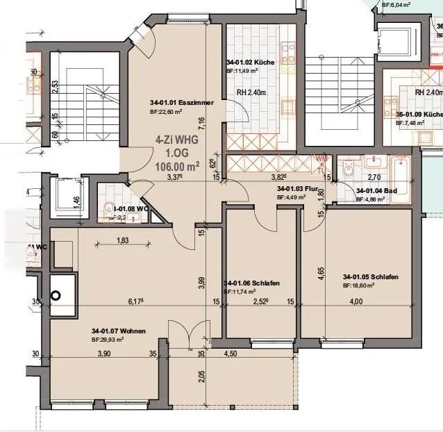 4.0 Zimmerwohnung in Meilen