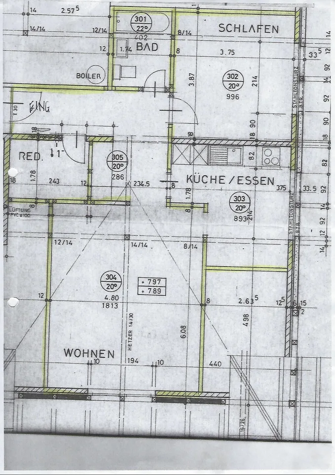 2 ½  Zimmer - Dachwohnung komplett renoviert, im 3. OG, Lift, Reduit, Waschküche gleich nebenan, Estrich- und Kellerabteil, auf Wunsch Einstellhallenplatz