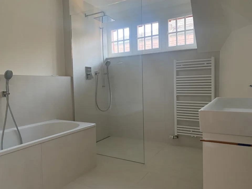 Exclusive maisonette attic apartment in the Paulusquartier with garden seating