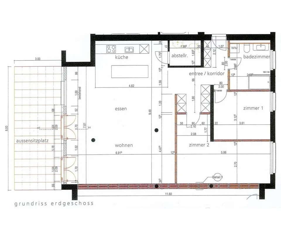 Grosszügige 3-Zimmer-Wohnung im Erdgeschoss - Nachmieter gesucht