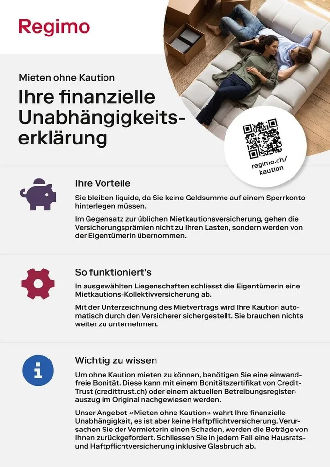 MIETEN OHNE KAUTION - zentrale Wohnung für Geniesser