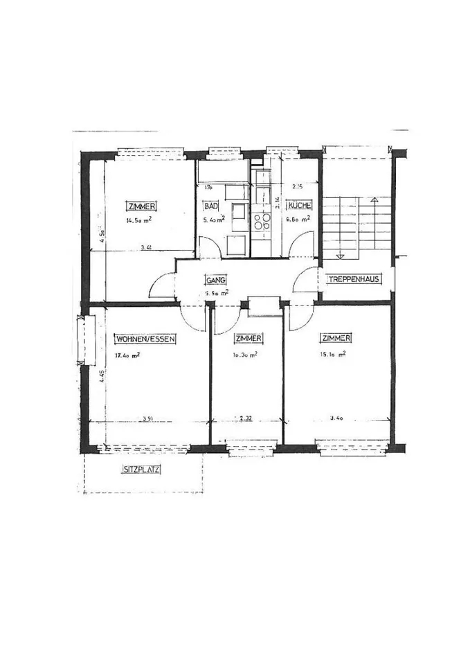 Ruhig gelegene 4-Zimmerwohnung mit Gartensitzplatz