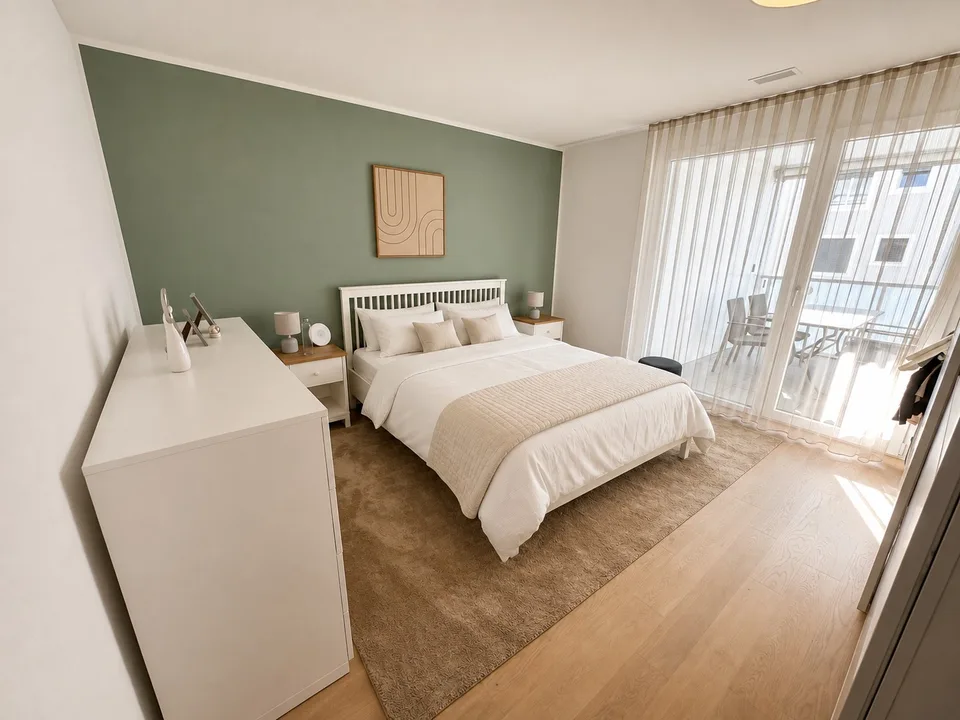 2.5-Zimmer-Wohnung, grosser Balkon, voll möbliert (flexibel befristet von 11.26.-03.27)