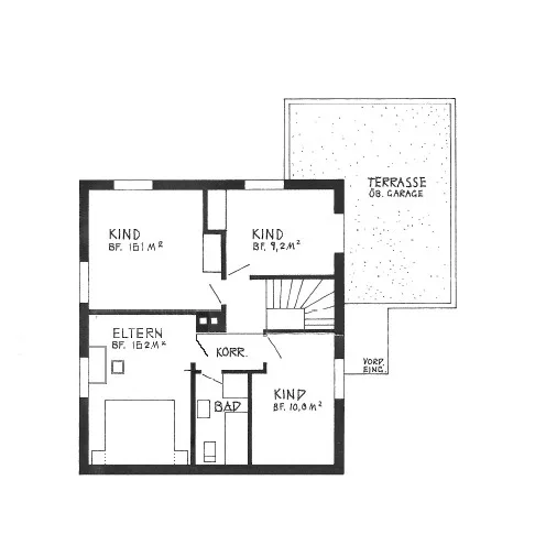 Maison unifamiliale avec terrain environnant et parcelles voisines dégagées à louer