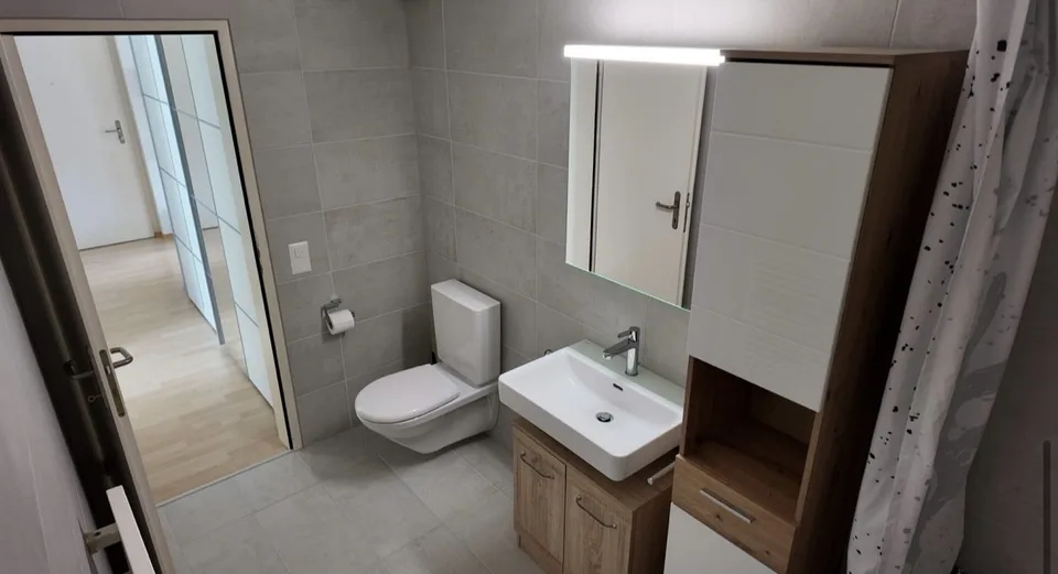 helle 2 1/2 Zimmer-Wohnung mit Balkon und Chminee