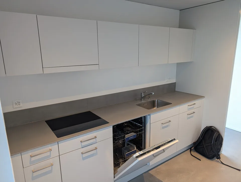 2 ½ rooms, Minergie attic flat in a clam street in Zürich Altstetten