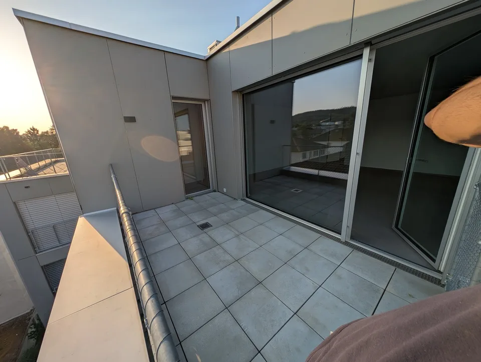2 ½ rooms, Minergie attic flat in a clam street in Zürich Altstetten