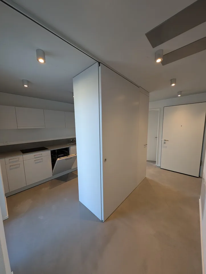 2 ½ rooms, Minergie attic flat in a clam street in Zürich Altstetten