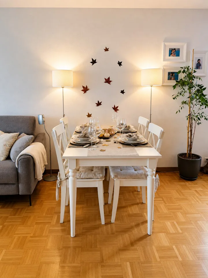 Helle Wohnung mit Kamin und Seesicht