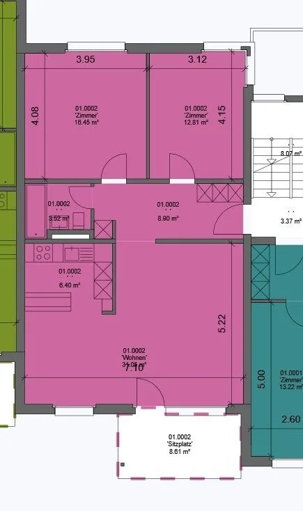 Erdgeschoss Wohnung an ruhiger Lage im Grünen