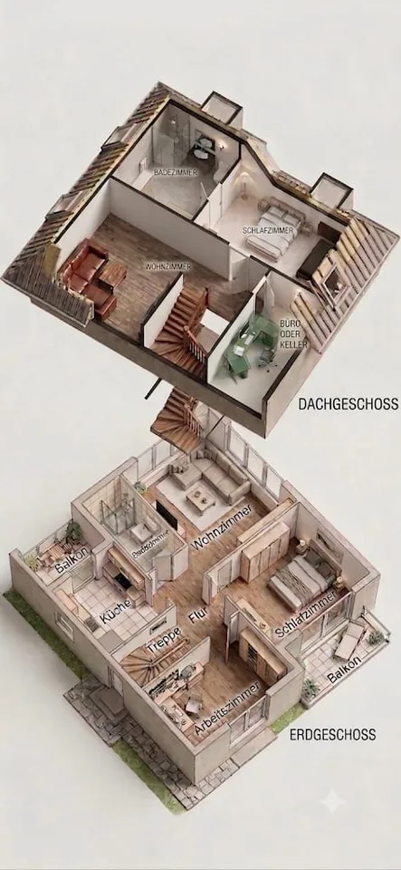 Maisonette-Wohnung zu Vermieten!
