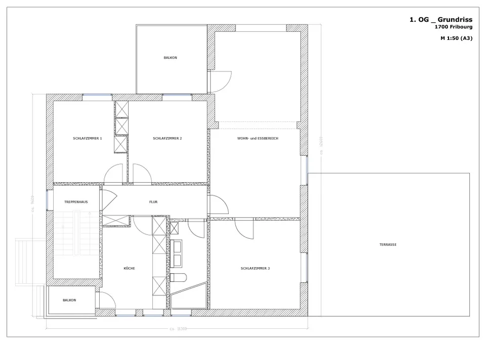 Parc Guintzet: Maison 2 appartements / Haus mit Garten