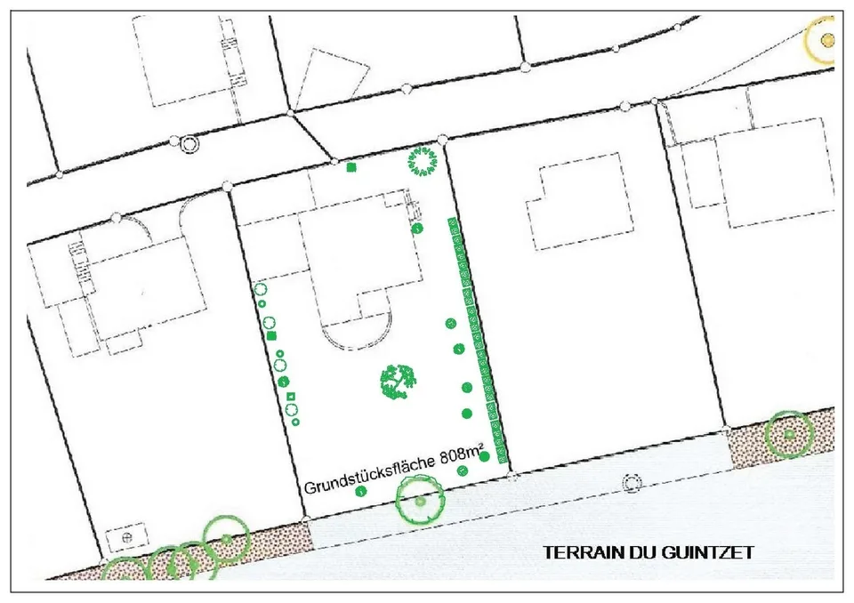 Parc Guintzet: Maison 2 appartements / Haus mit Garten