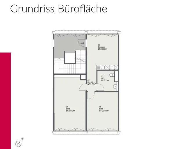 Moderne und helle Bürofläche an zentraler Lage in Wetzikon