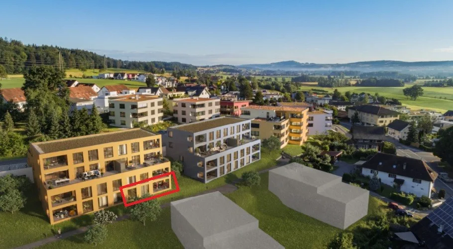 Exklusive 3.5-Zimmer-Eigentumswohnung (96.5 m²) mit Reusstalblick, Smart Home & E-Wallbox