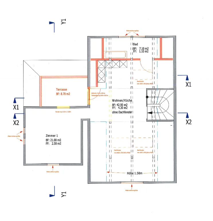 Charmante 2.5-Zimmer-Dachgeschosswohnung mit 71 m² an bevorzugter Lage