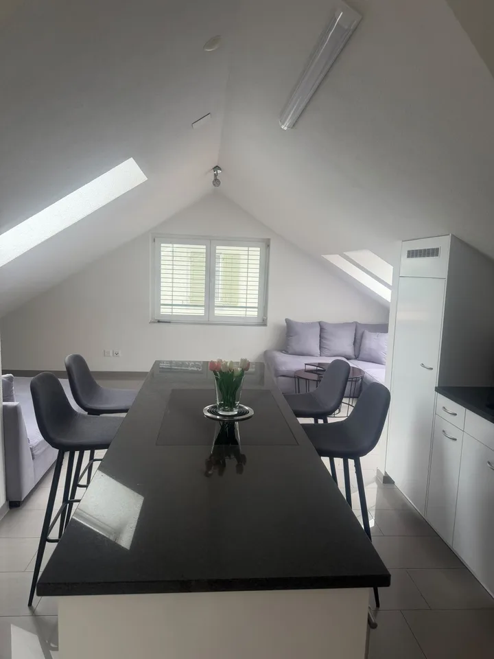 Helle 3.5-Zimmer-Dachwohnung in St. Gallen / Bright 3.5-Room Attic Apartment in St. Gallen