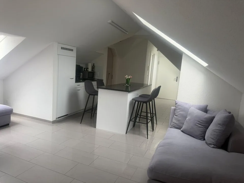 Helle 3.5-Zimmer-Dachwohnung in St. Gallen / Bright 3.5-Room Attic Apartment in St. Gallen