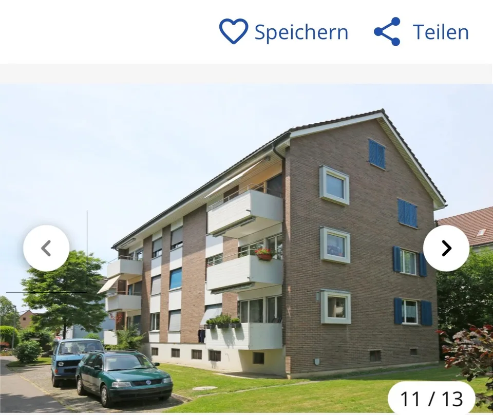 Helle 4 Zimmer-Wohnung mit Balkon in Bülach