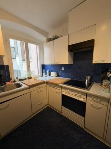Only for 3 months: Bright Apt in Kreis 4 (Europaallee)