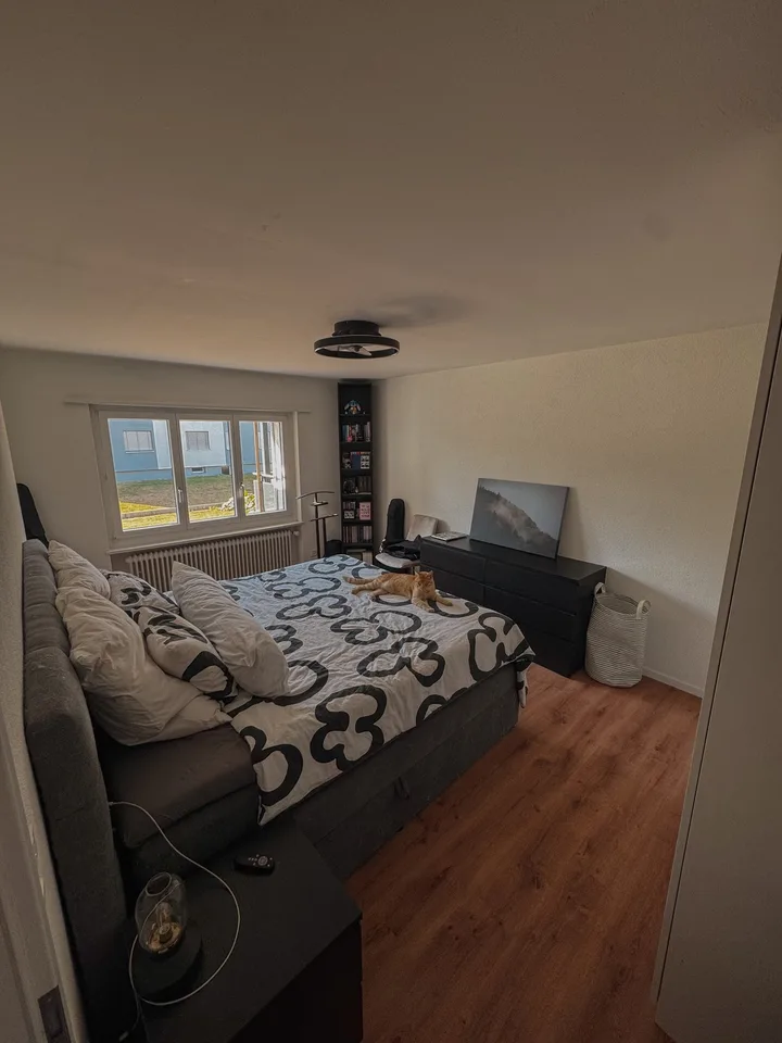 Moderne, lichtdurchflutete 2.5-Zimmer-Wohnung mit 15m² Balkon – ruhig & direkt beim Bahnhof Möhlin