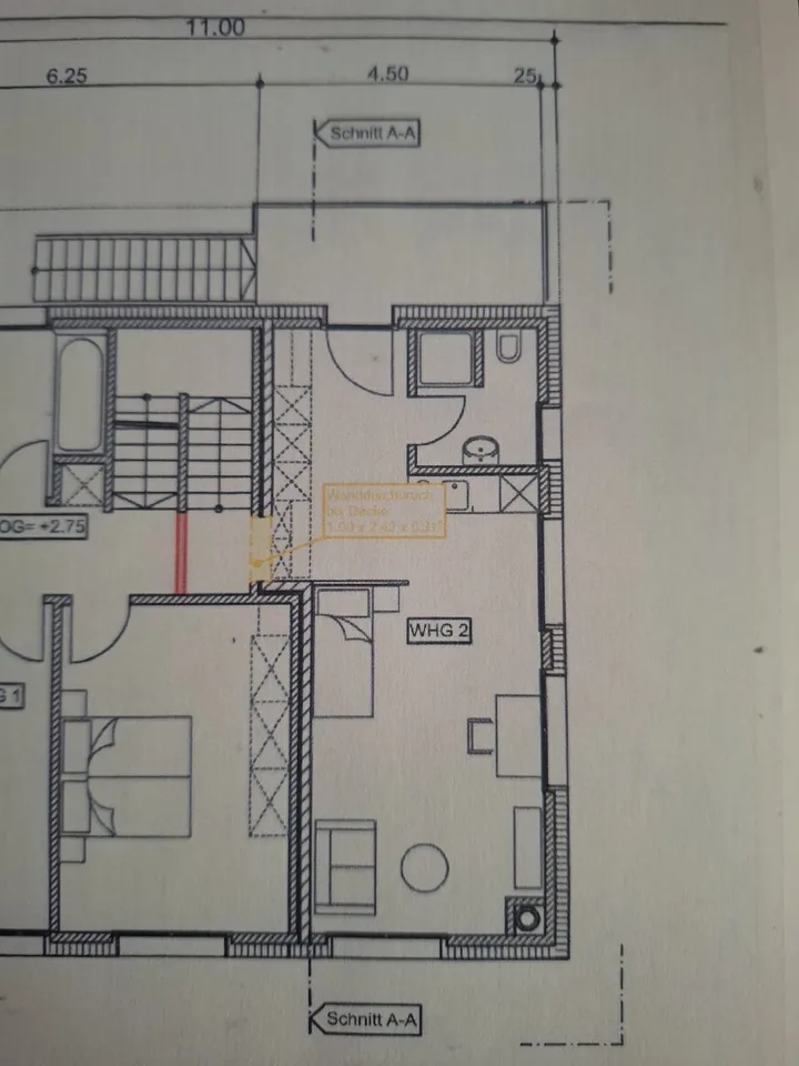 Wohnung 1.OG + DG im Zweifamilienhaus