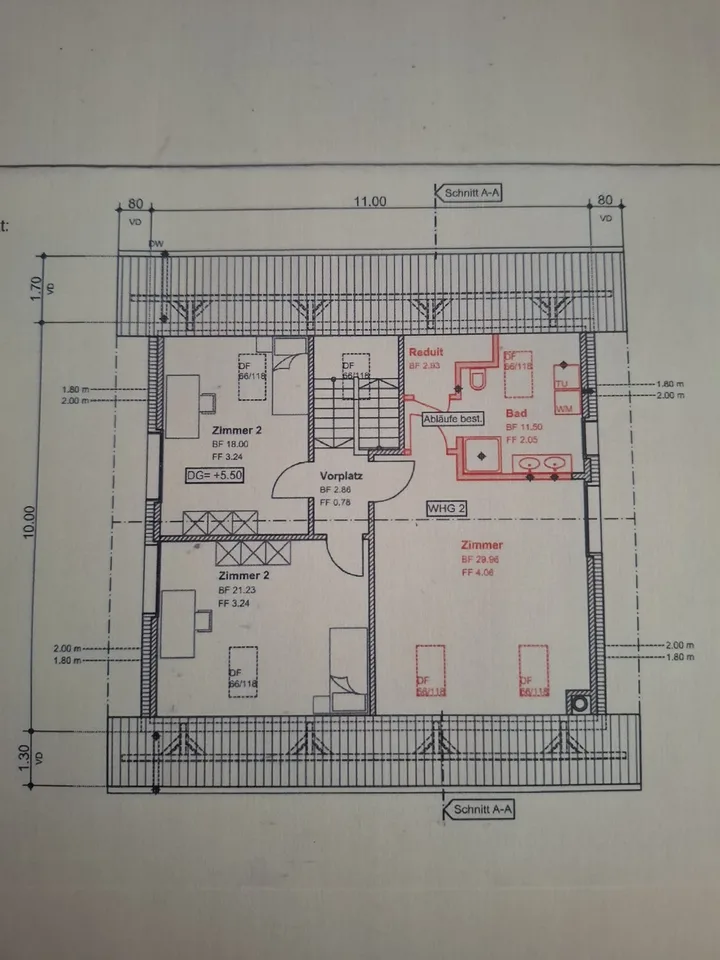 Wohnung 1.OG + DG im Zweifamilienhaus