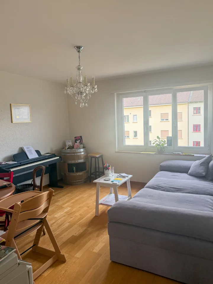 Helle 3-Zimmer Wohnung mit Balkon und Gartenmitbenutzung