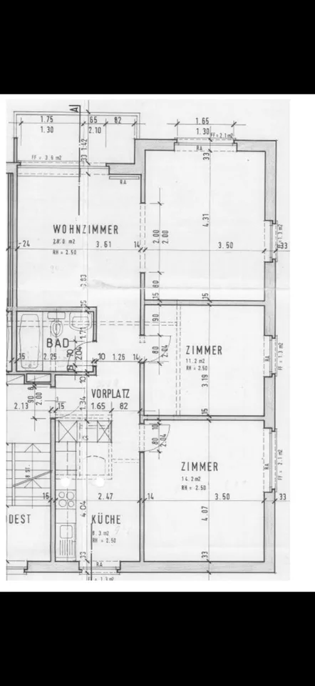 WG Zimmer in 3.5 Zimmer Wohnung
