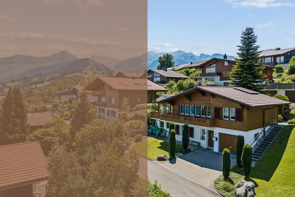 Traditionelles 5.5-Zimmer-Einfamilienhaus mit Seesicht