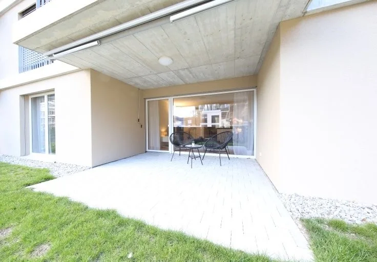 Gemütliche Gartenwohnung mit eigenem Waschturm