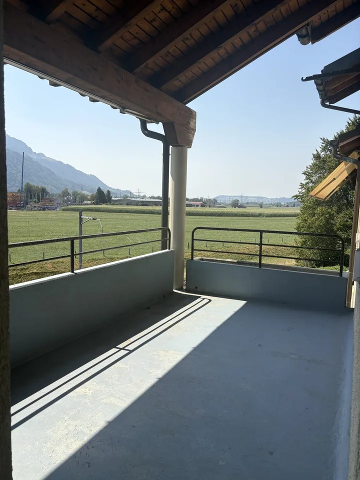 Familienfreundliche 4.5-Zimmer-Dachwohnung mit schöner Weitsicht