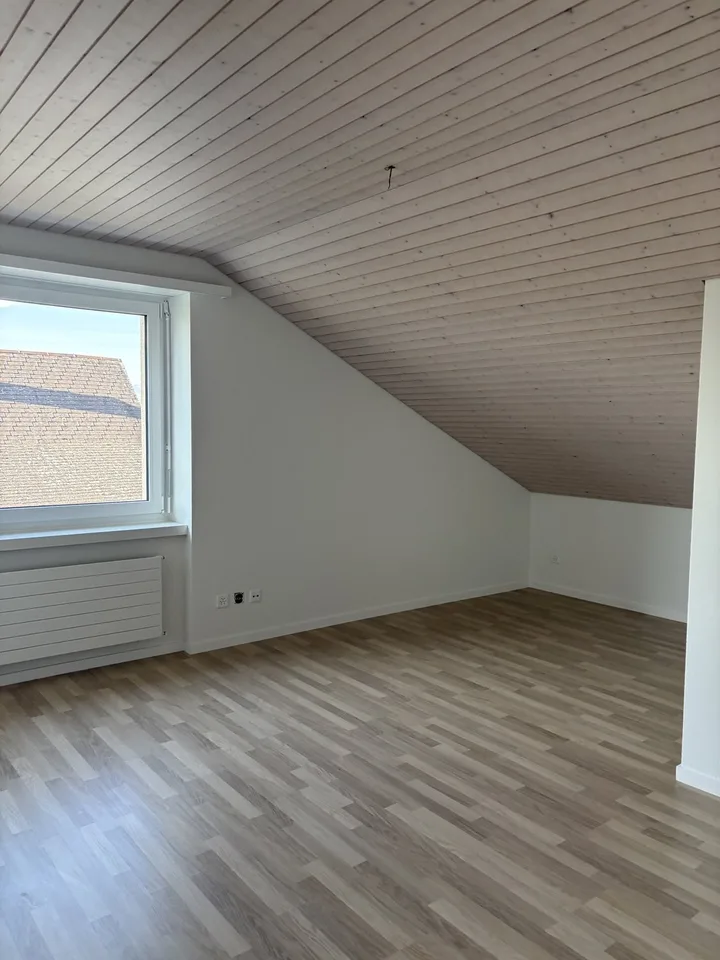 Familienfreundliche 4.5-Zimmer-Dachwohnung mit schöner Weitsicht