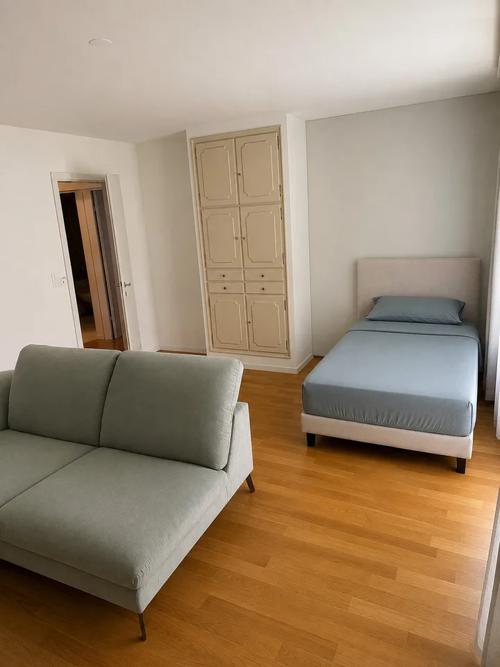 Helles, möbliertes Zimmer in Zürich – ohne Anmeldemöglichkeit