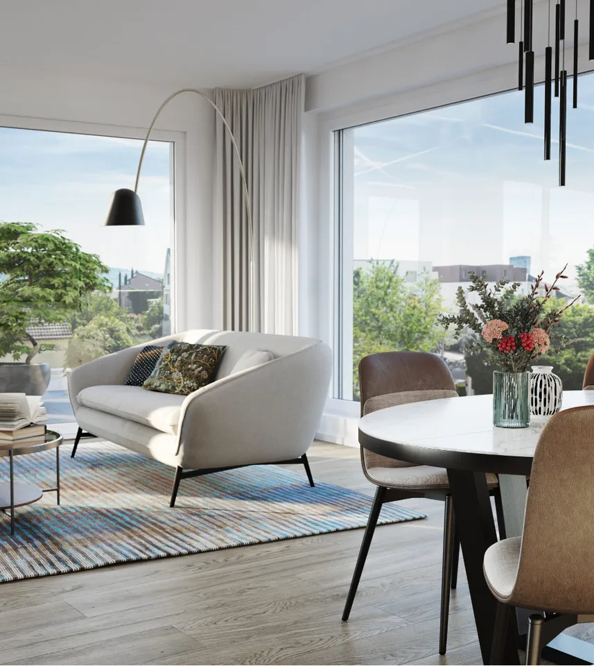 Exklusive Gartenwohnung in der Überbauung Wings, Dübendorf