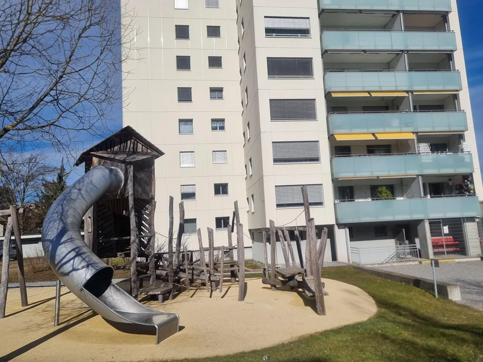 Schöne 3-Zimmerwohnung in der familienfreundlichen  Siedlung Thalbächli