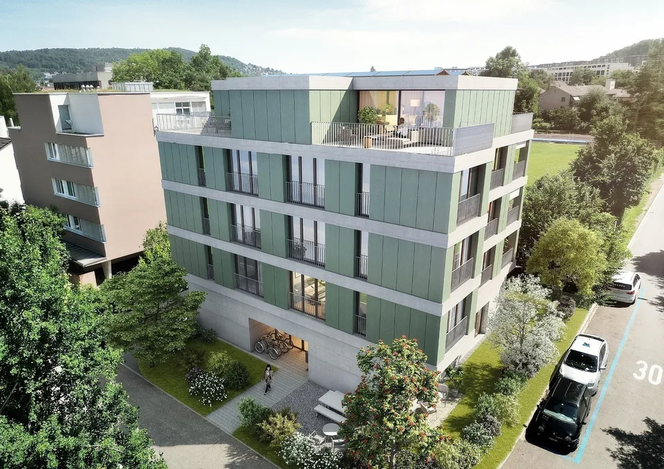 Hoch über den Dächern – stilvolle Attikawohnung in Zürich-Oerlikon