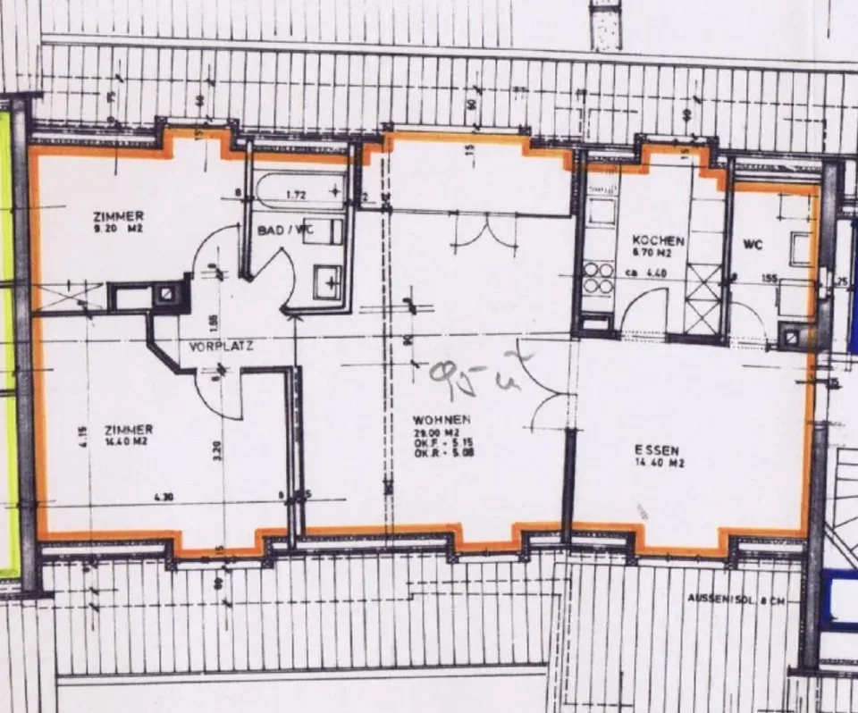 3.5-Zimmer-Dachwohnung zu vermieten