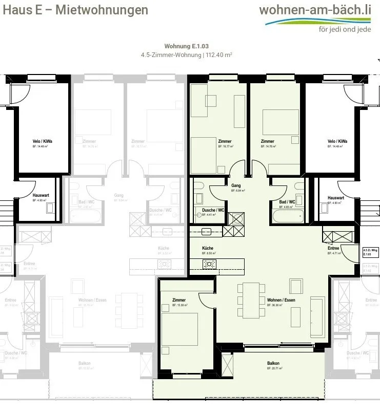 Neubau am Bächli - Ihre 4.5-Zimmer-Traumwohnung mit Aussicht