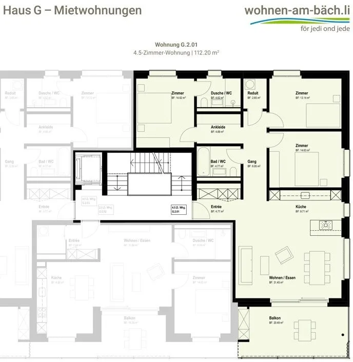 Neubau am Bächli - Ihre 4.5-Zimmer-Traumwohnung mit Aussicht