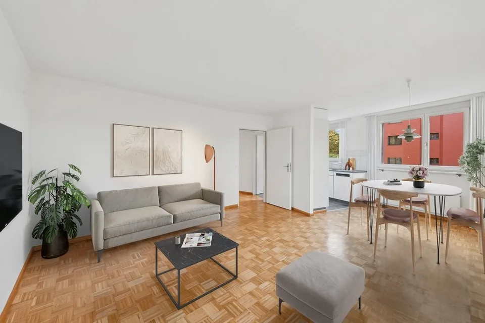 3.5-Zimmer-Wohnung an sonniger Hanglage in Oberwil