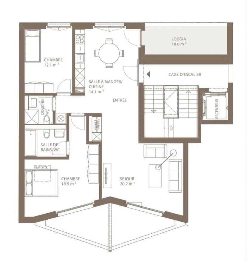 Gartenstrasse, 2503 Biel - CHF 2’050 inkl. NK pro Monat