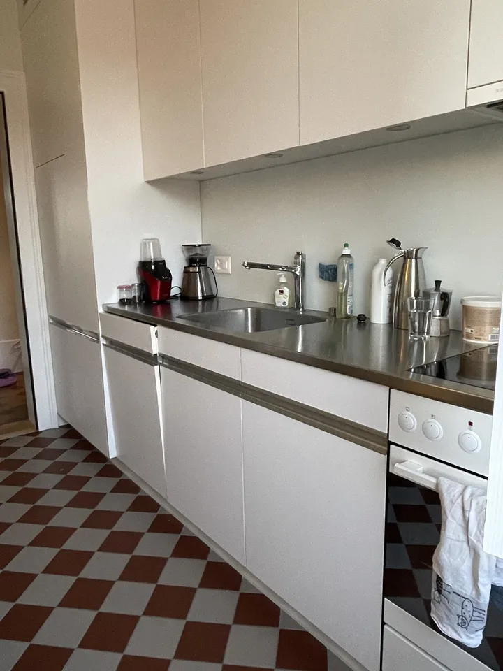 Zentrale, ruhige und lichtdurchflutete 3.5-Zimmer Altbauwohnung (möbliert) mit Homeoffice und Balkon, Oktober bis Dezember 2026