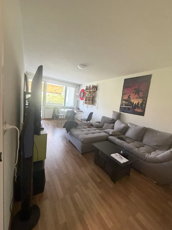 Tolle Wohnung mit grossem Balkon und schöner Sicht