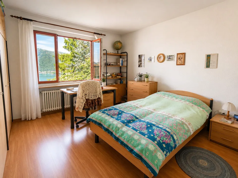 Haus in Bissone zu verkaufen – ruhige Lage mit schöner Aussicht