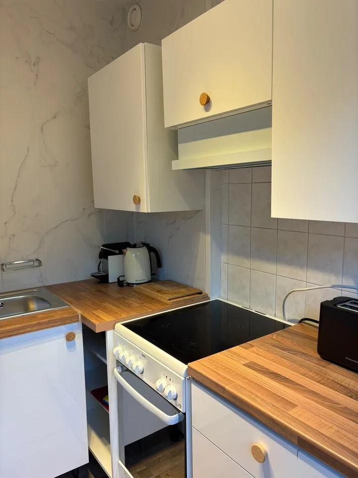 A louer magnifique 1,5 pièce rénové et meublé de 37 m2 dans appartement .