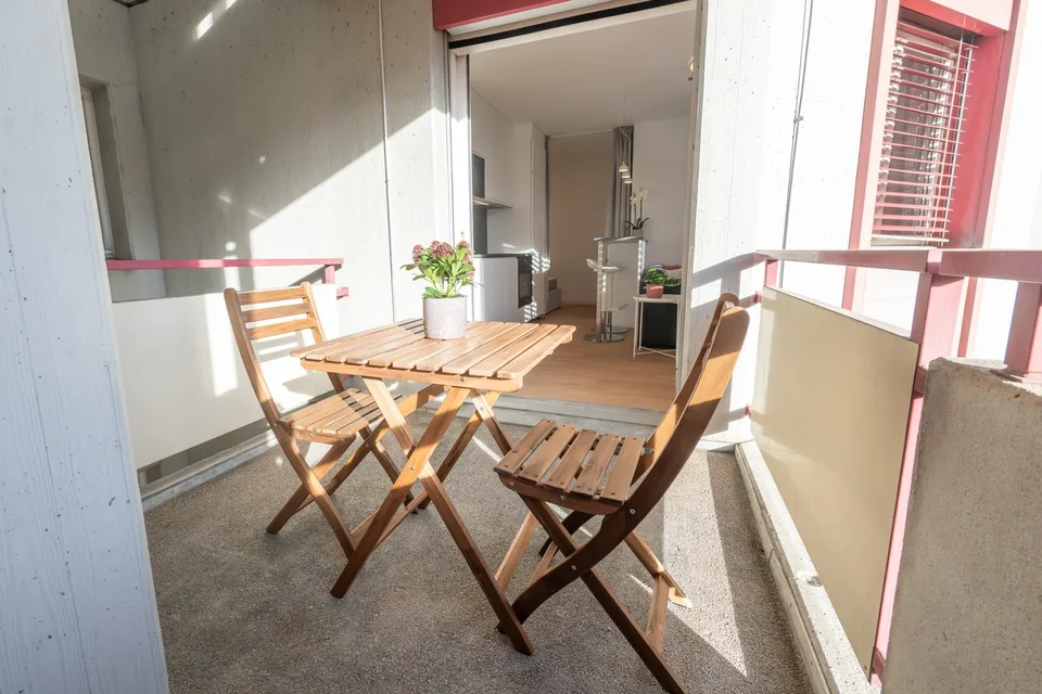 Studio meublé rénové 2026, loggia, parking, cave // Furnished, renovated, balcony, parking, storage