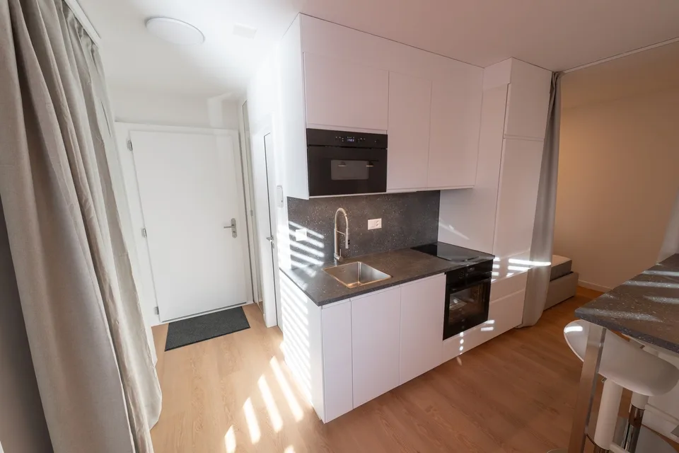 Studio meublé rénové 2026, loggia, parking, cave // Furnished, renovated, balcony, parking, storage