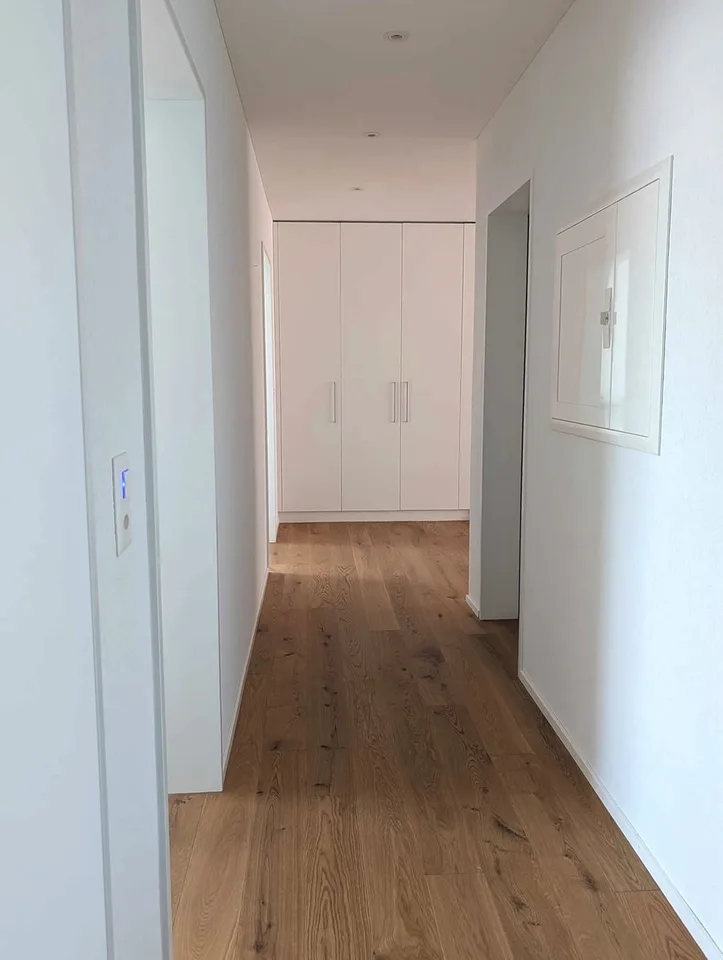 Helle 4.5-Zimmer-Neubauwohnung in Unterägeri mit Balkon, Keller und Garage.